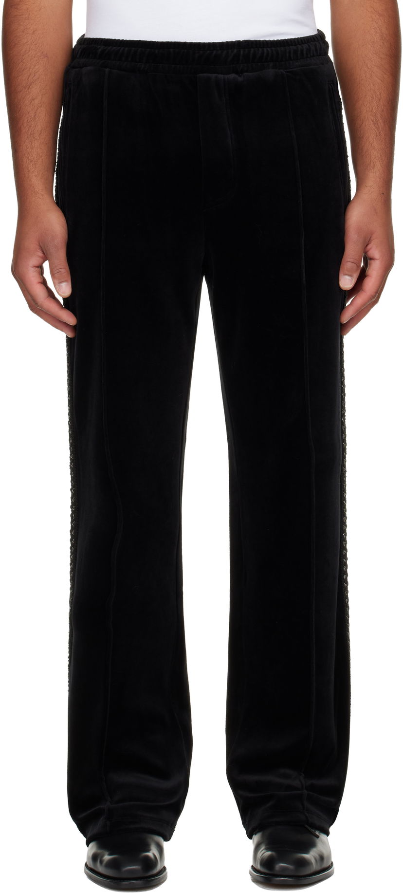 Trenirka Andersson Bell Velvet Track Pants Črna | apa854u