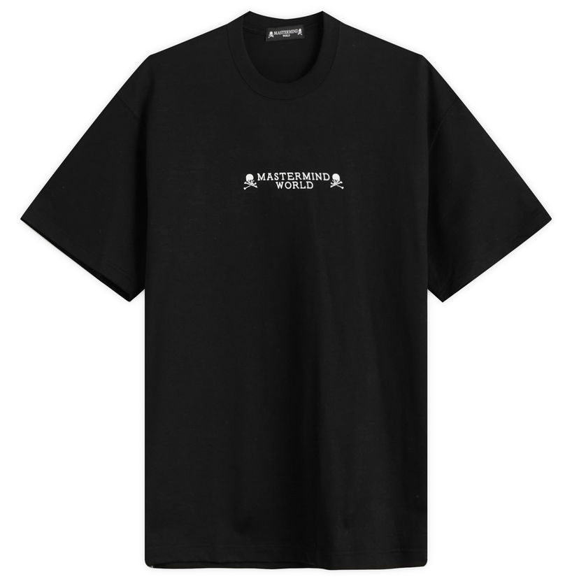 Majica Mastermind WORLD MASTERMIND WORLD "I Do Not Care" Short Sleeve T-Shirt Črna | MW25S15-TS048-011