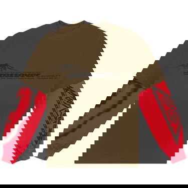 Majica Cactus Jack by Travis Scott Crossover Long-Sleeve Rjava | CJJ6 CL19 BROW, 1