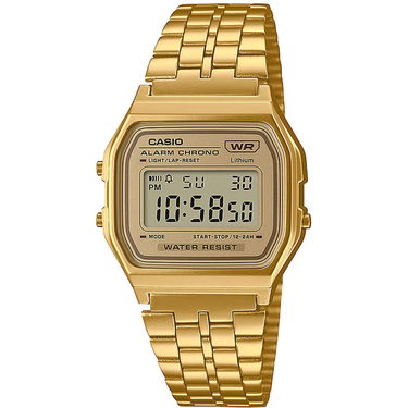 Ure CASIO Vintage A158WETG-9AEF Kovinski | A158WETG-9AEF, 1