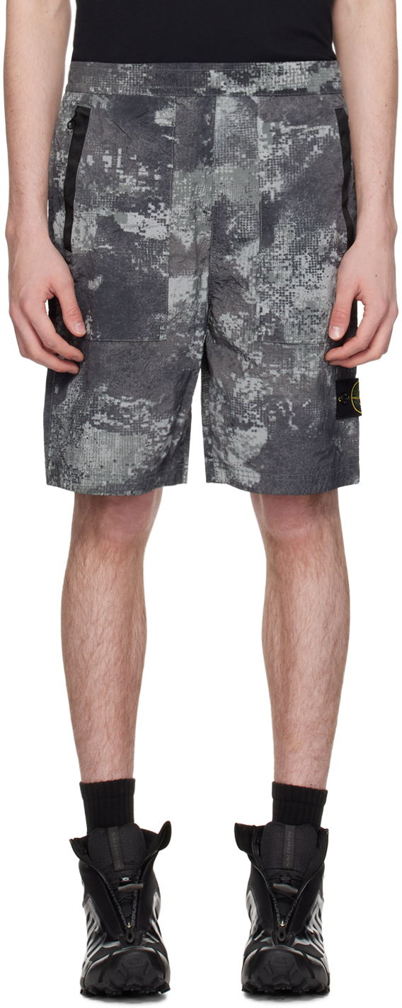 Kratke hlače Stone Island Drawstring Shorts Siva | 8015L20E1