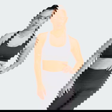 Modrček adidas Performance Aeroknit Light-Support Bra Črna | IQ3375, 1