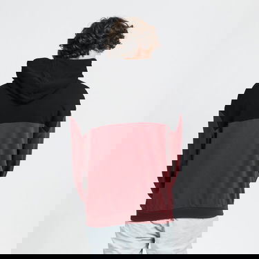 Pulover Urban Classics Upper Block Hoody Bordo | TB4395 red, 1