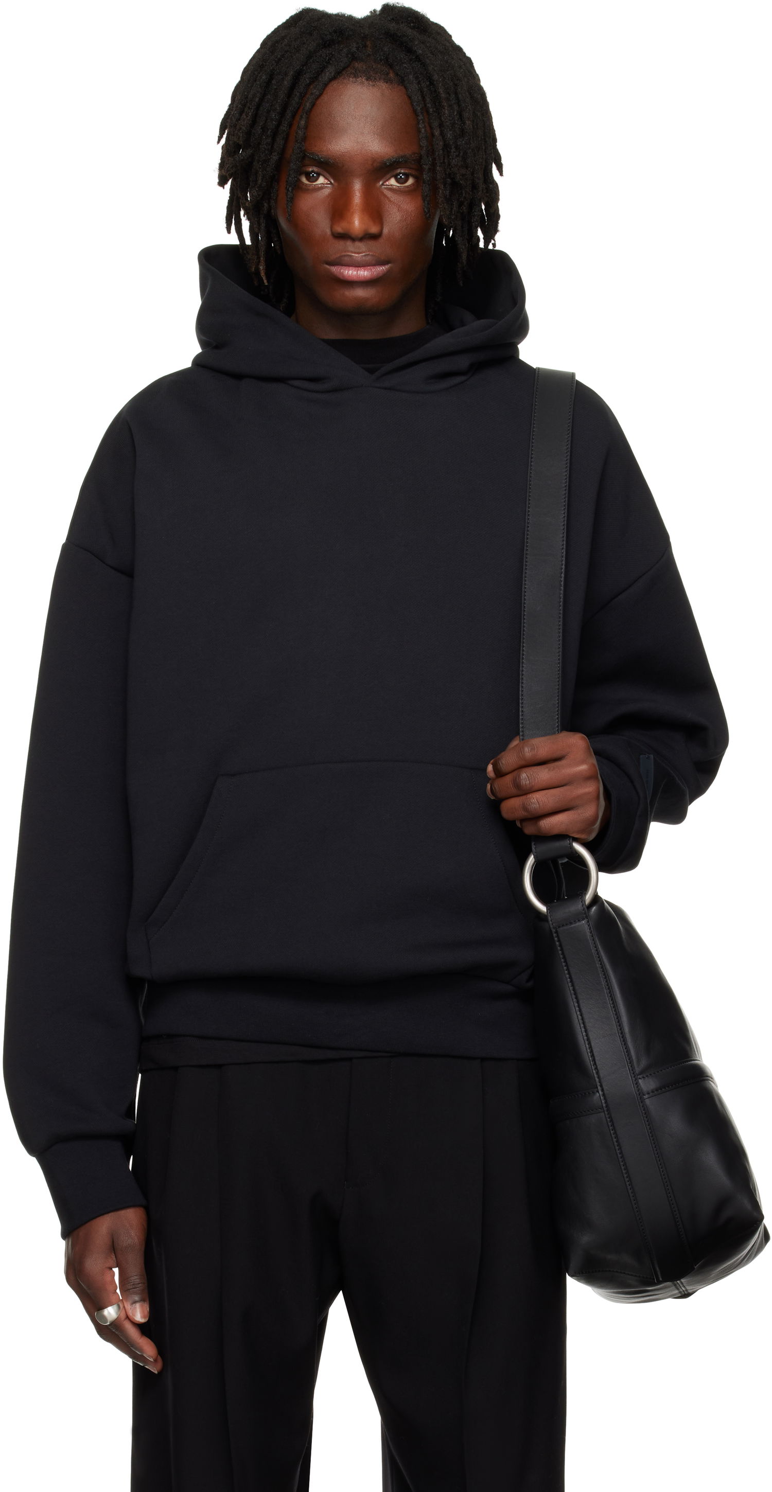 Pulover Fear of God Fear of God ESSENTIALS Classic Hoodie Črna | 192AS252050F, 0
