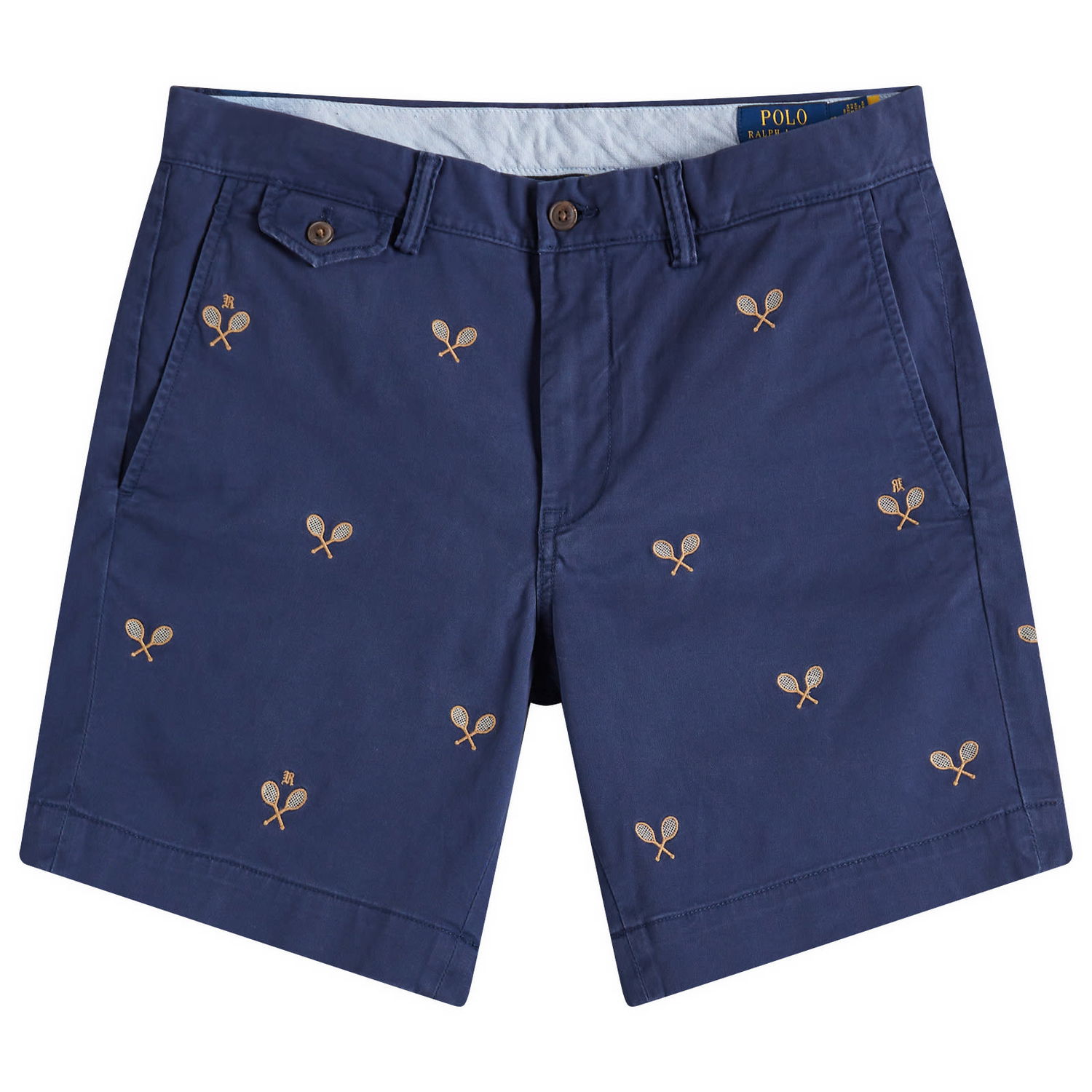 Kratke hlače Polo by Ralph Lauren Ralph Lauren Embroidered Racquet Shorts, Size 30" Mornarica | 710963496001, 1