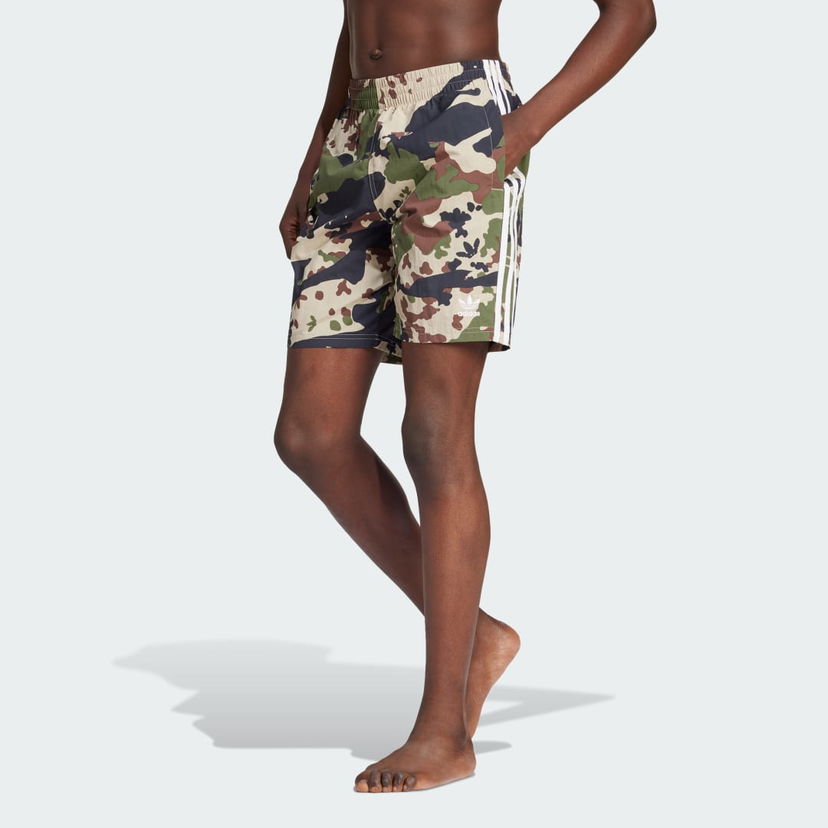 Kopalke adidas Originals Camo Allover Print Swim Shorts Večbarvna | IT8646
