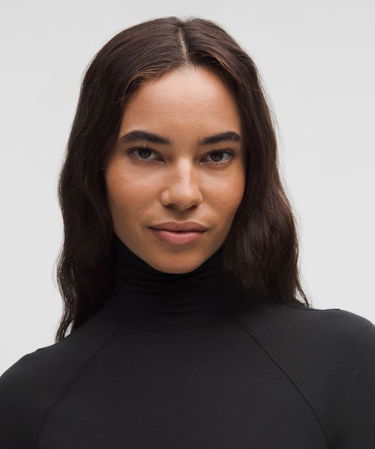 Pleteni pulover lululemon Wool-Blend Turtleneck Base Layer Črna | prod20001527, 3