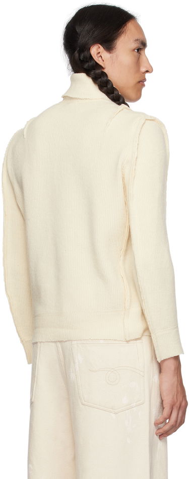 Pleteni pulover R13 R13 Flat Sleeve Turtleneck Bež | R13WY166-Y032A, 2