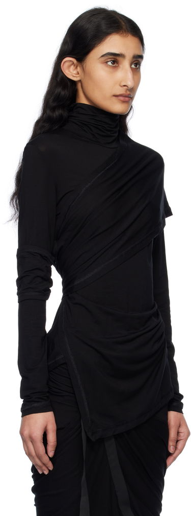 Pleteni pulover Helmut Lang Helmut Lang Turtleneck Top Črna | O07HW501, 4