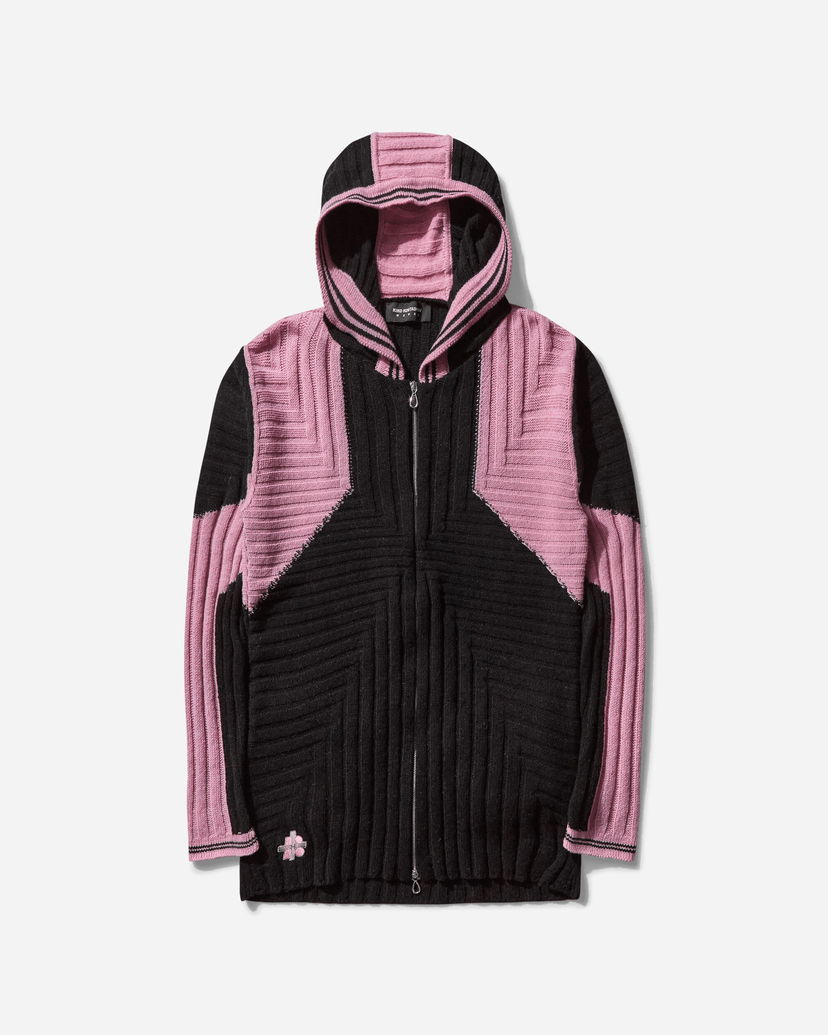 Pulover KIKO KOSTADINOV Dakota Oversized Hooded Knit Črna | KKWSS25KN11 87