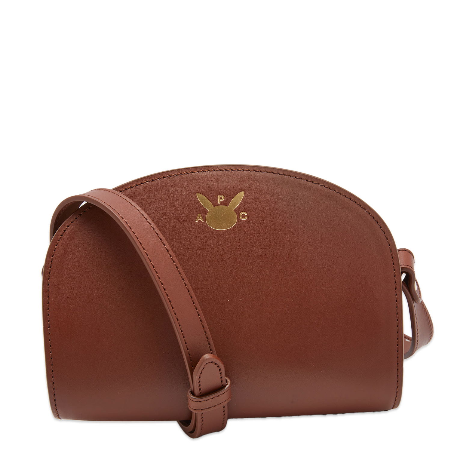Torba za čez ramo A.P.C. Pokemon Mini Demi-Lune Bag Rjava | PXAWV-F61871-CAD, 0