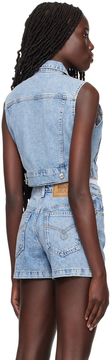 Telovnik Moschino Moschino Jeans Faded Denim Vest Modra | 0505 3236, 2