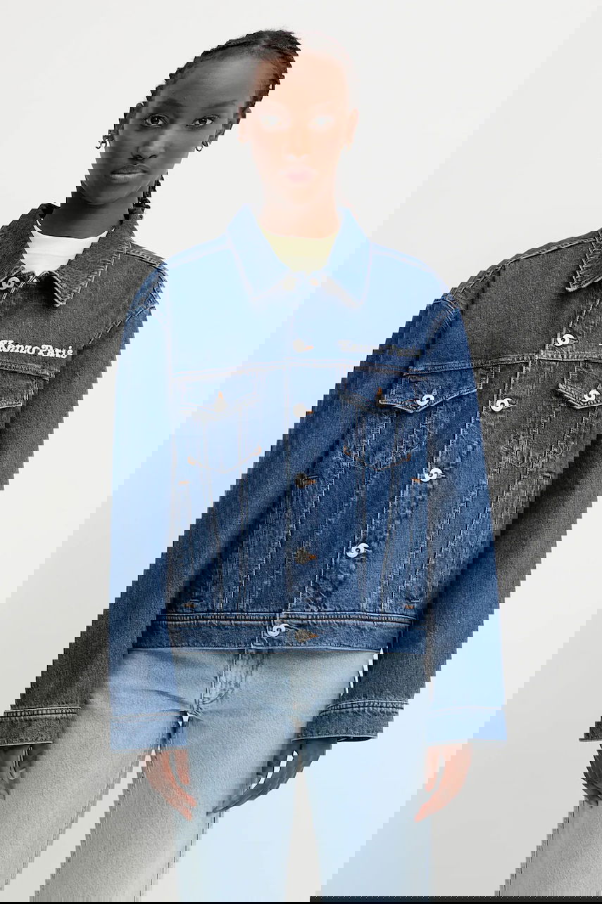 Jakna KENZO Kenzo Denim Jacket Modra | FF52DV2486B3.DS, 0