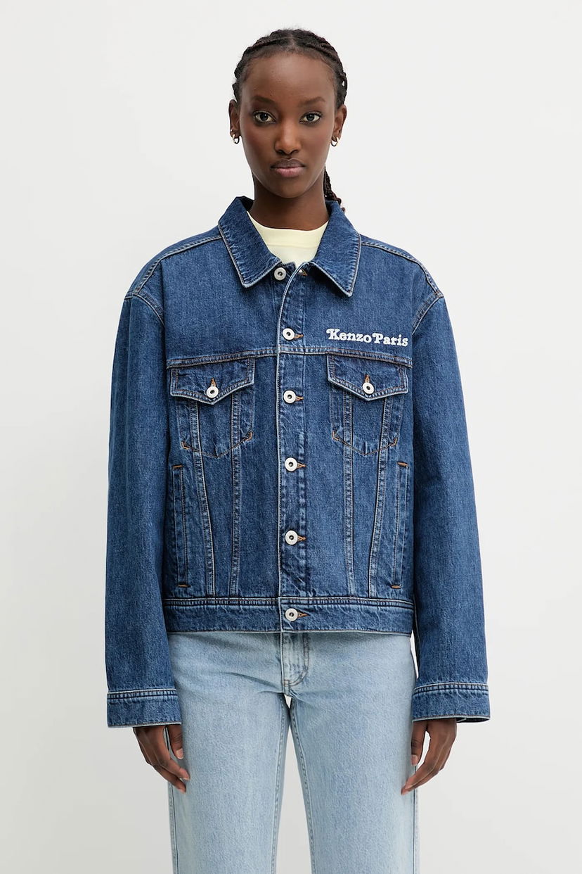 Jakna KENZO Kenzo Denim Jacket Modra | FF52DV2486B3.DS