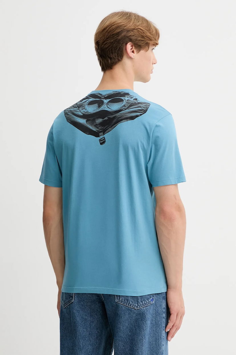 Majica C.P. Company C.P. Company Goggle Print T-Shirt Modra | 19CMTS725A005100W