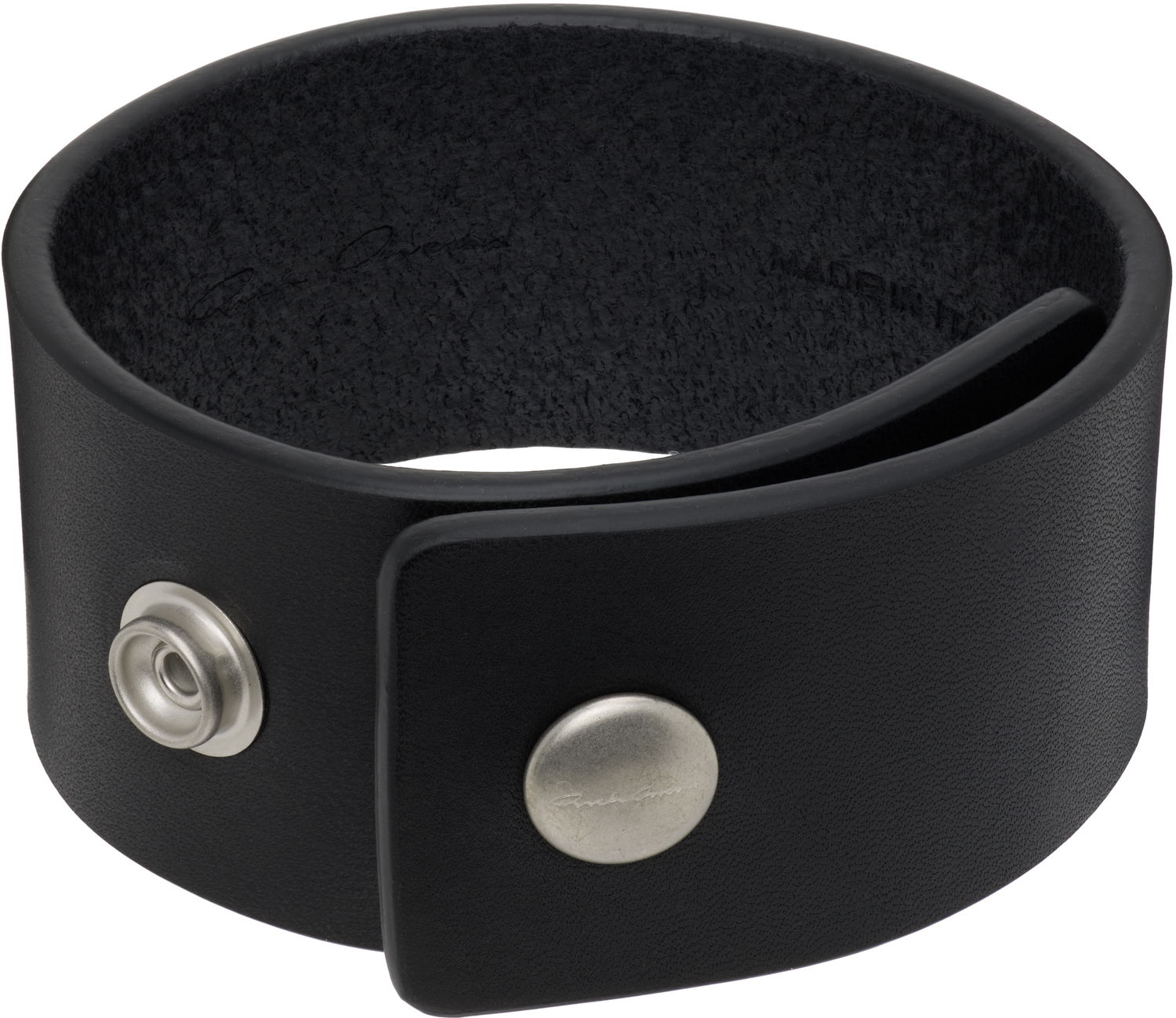 Zapestnica Rick Owens Rick Owens Anthem Cuff Bracelet Črna | RA02E0701 LGE, 1
