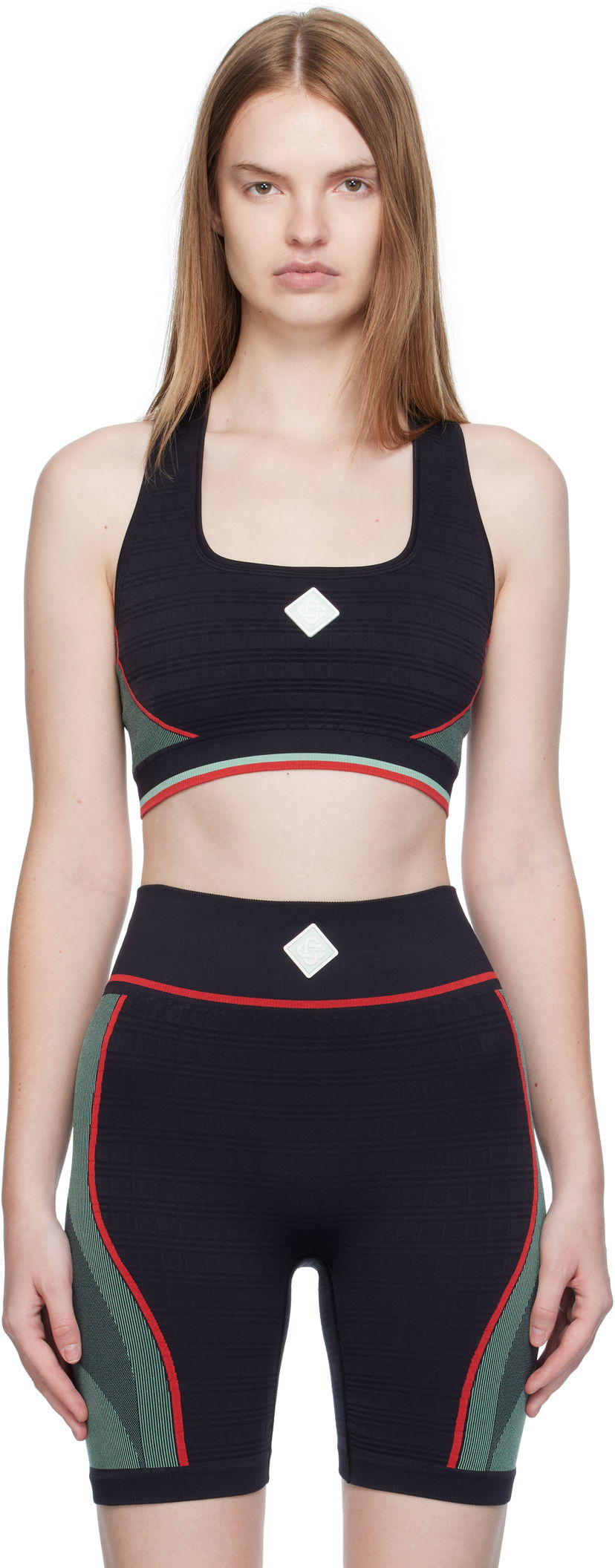 Modrček Casablanca Casablanca Seamless Sports Bra Črna | WPF25-ACT-029-01