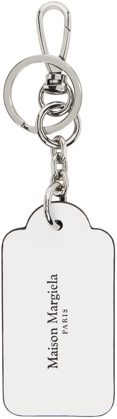 Obeski za ključe Maison Margiela Tag Keychain Bela | SA1UA0005 P6448, 0