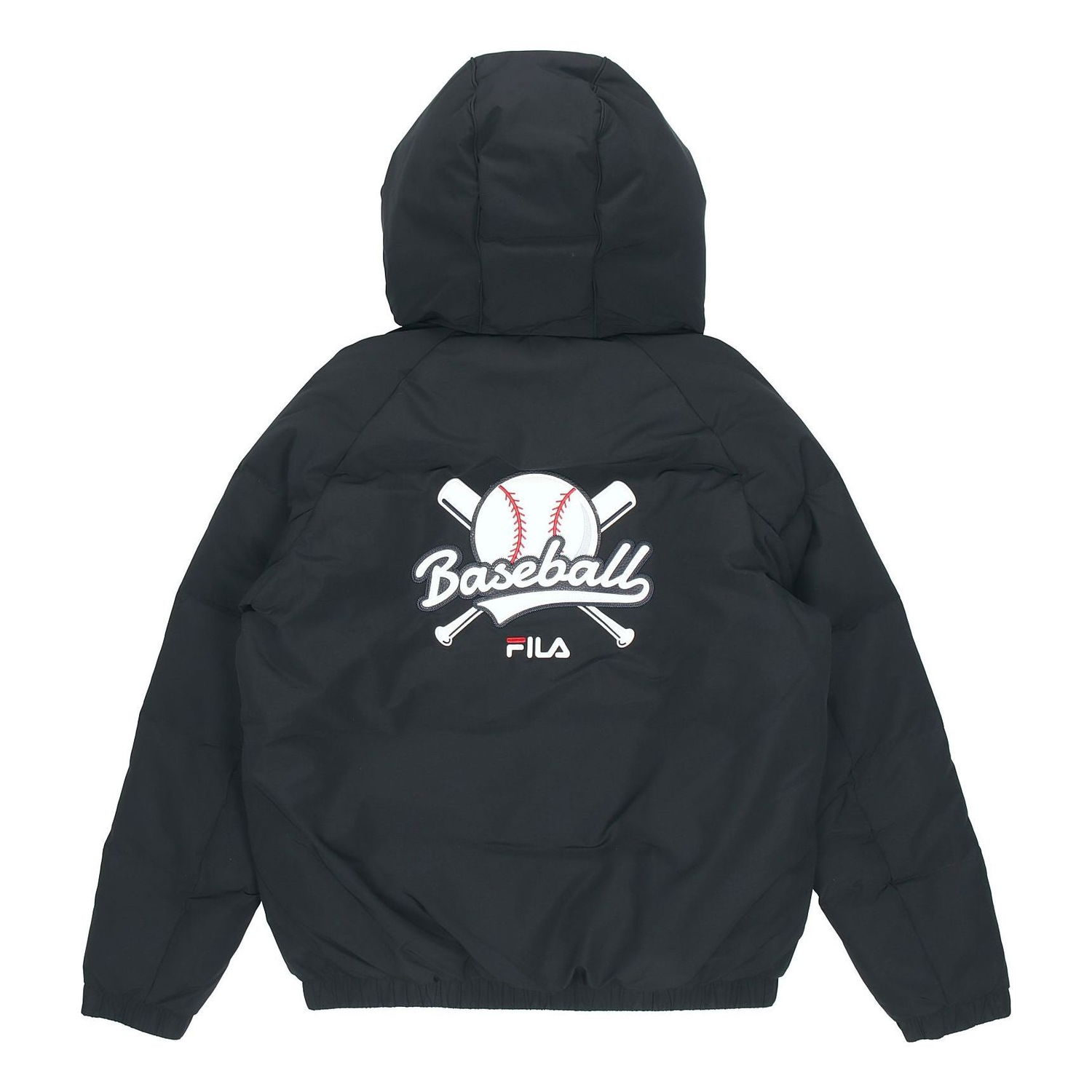 Puhovka FILA Fusion Logo Print Down Jacket Črna | T11M042902F-BK, 0