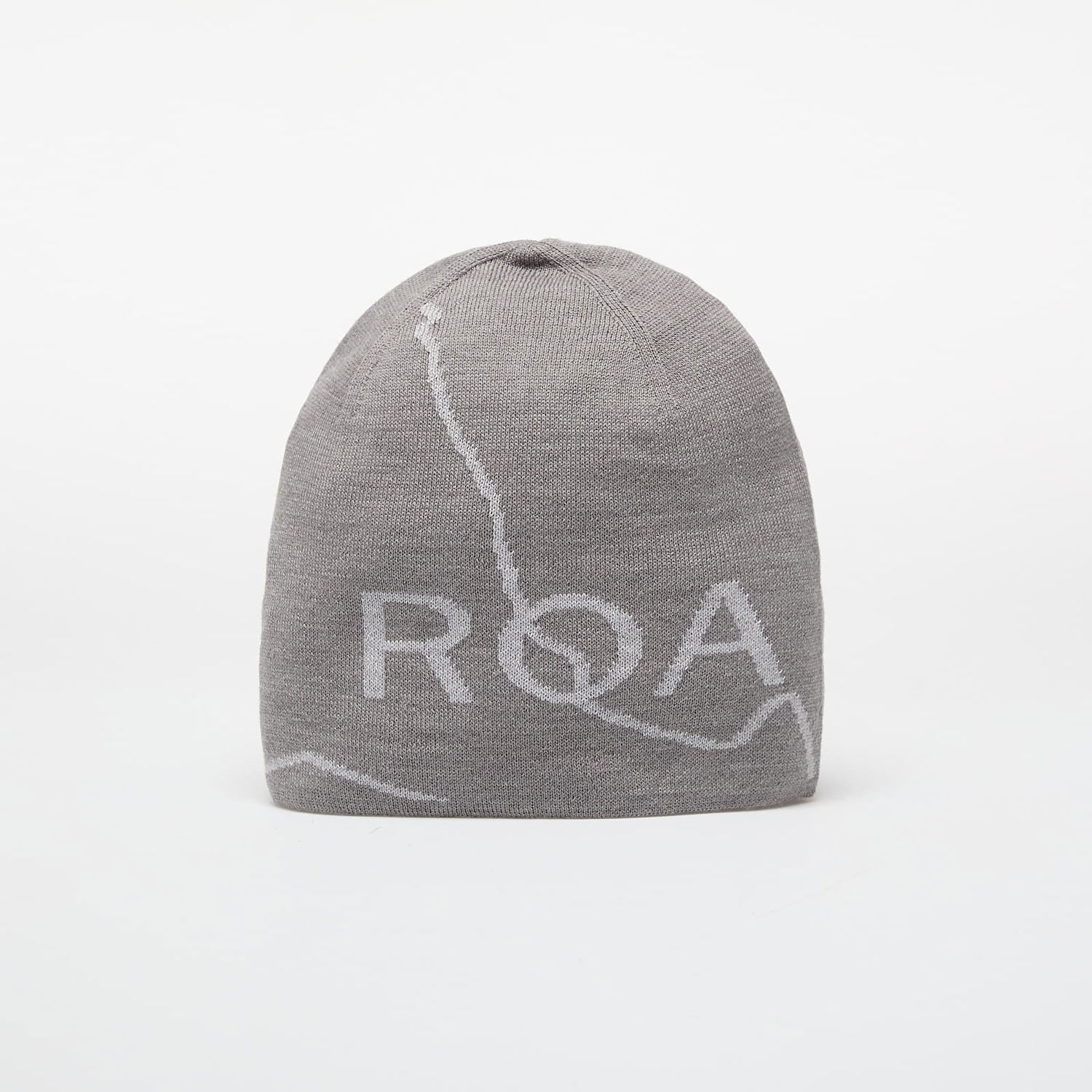 Beanie ROA ROA Logo Wool Beanie Siva | RBUW288YA12 GRY0001, 0