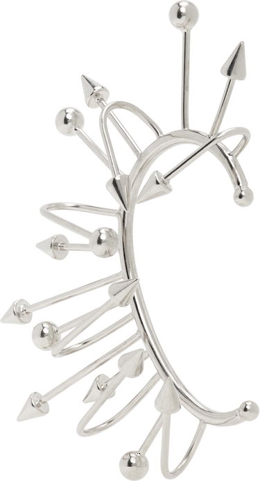Uhani Jean Paul Gaultier Jean Paul Gaultier Multiple Spikes Single Ear Cuff Kovinski | 24/25-U-BO043-X053-91, 4