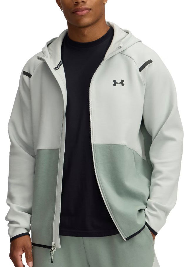 Pulover Under Armour Under Armour Unstoppable Fleece Full-Zip Hoodie Zelena | 1389352-377
