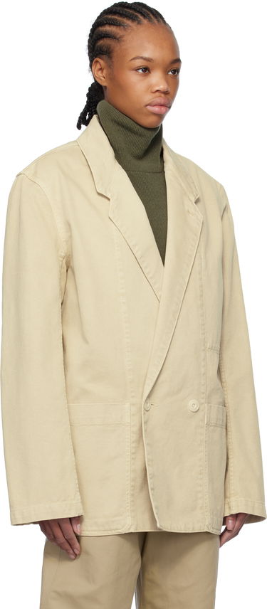 Jakna LEMAIRE Lemaire Workwear Denim Blazer Bež | JA1062 LD1008, 1