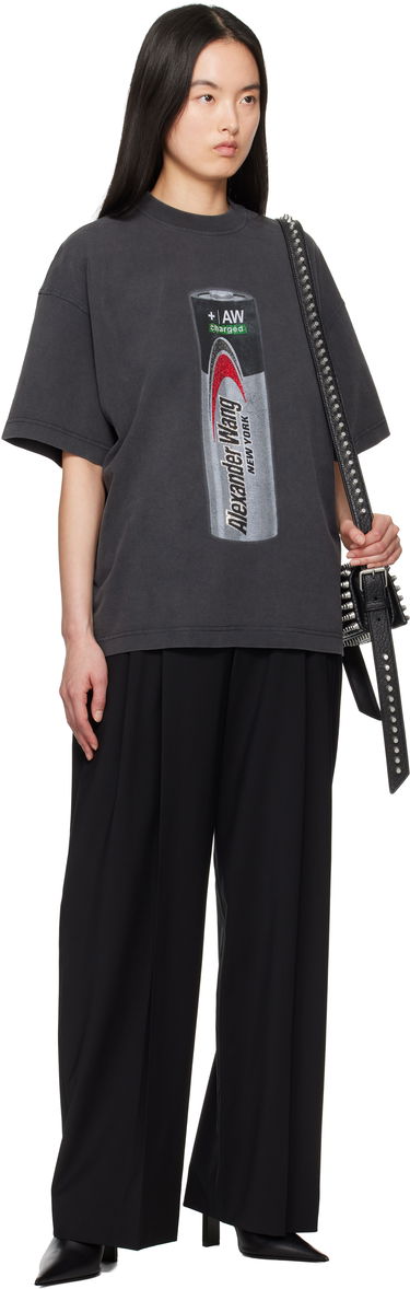 Hlače Alexander Wang Alexander Wang Tropical Wool Balloon Trousers Črna | 1WC2254811, 3