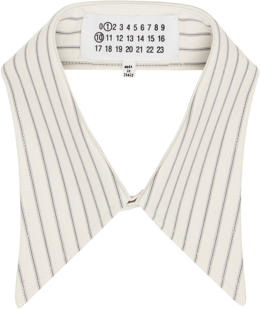 Srajce Maison Margiela Maison Margiela Stripe Collar Bela | S50FX0035 M35305