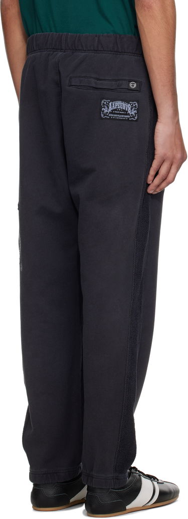 Trenirka AAPE by A Bathing Ape AAPE by A Bathing Ape 'AAPE' Main Sweatpants Črna | AAPPTMB684XXNBKL, 2