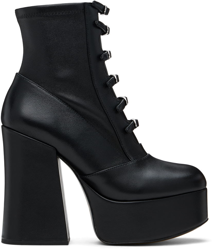 Modni dodatki Marc Jacobs Marc Jacobs 'The Kiki' Stretch Platform Ankle Boots Črna | 2R4FBO001F09