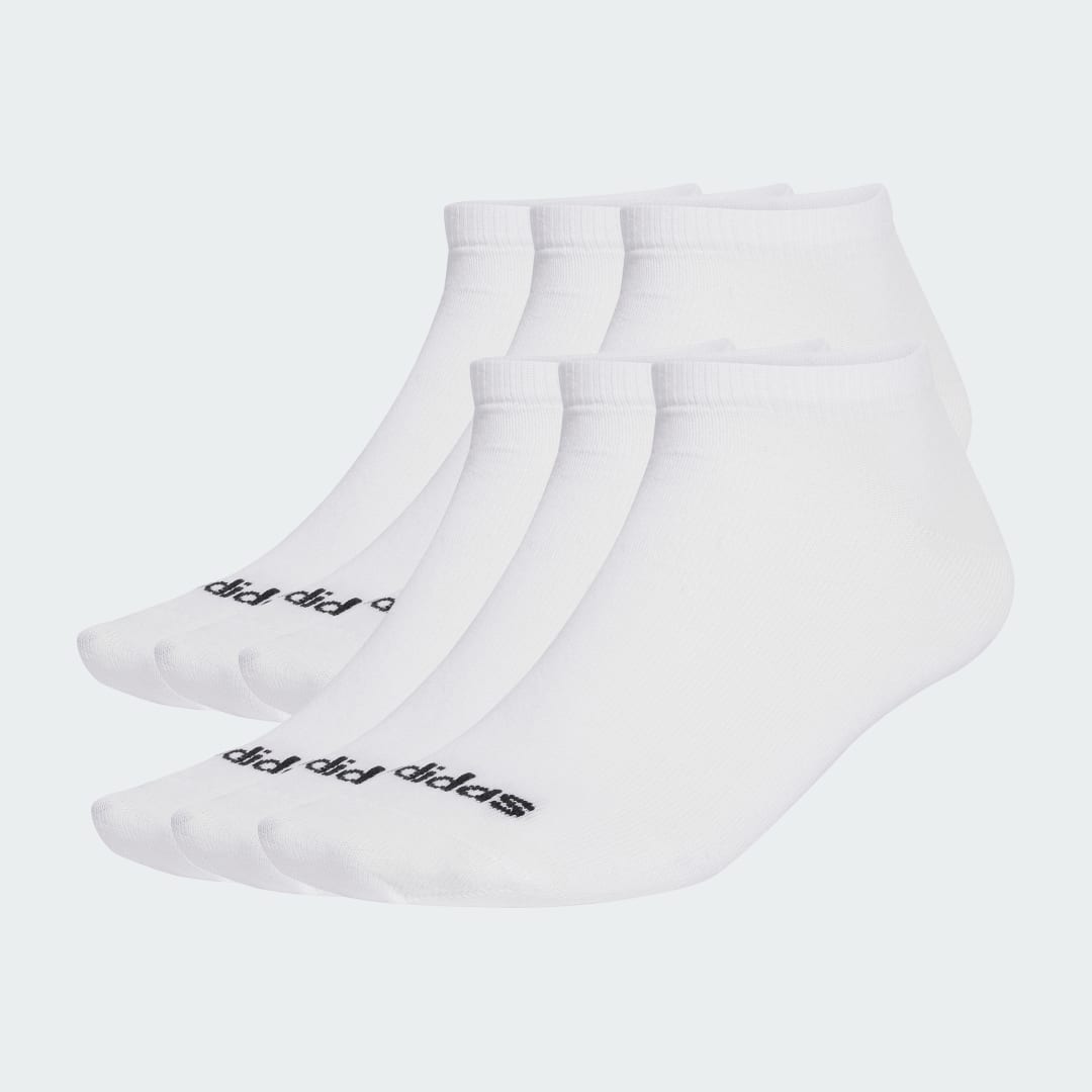 Nogavice adidas Performance Linear Crew Socks 6 Pairs Bela | JL6096, 0