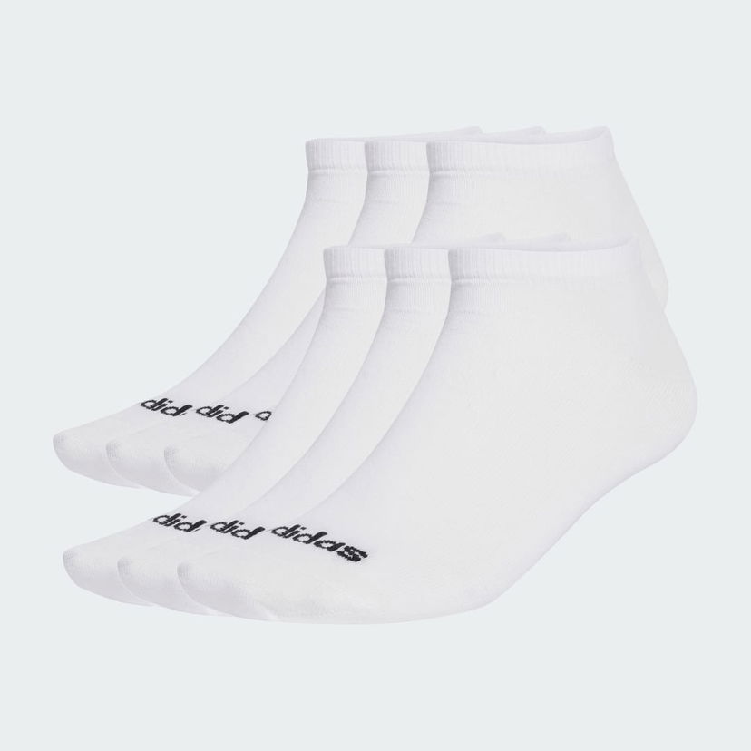 Nogavice adidas Performance Linear Crew Socks 6 Pairs Bela | JL6096