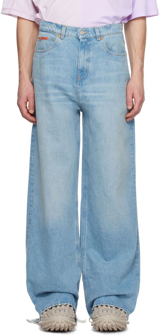 Kavbojke Martine Rose Extended Jeans Modra | MRSS24-225, 0
