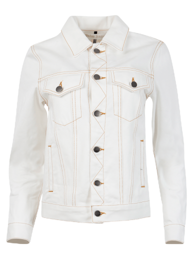 Jakna Palm Angels x The Webster Logo Degrade Denim Jacket Bela | PWYE011G21DEN0010140