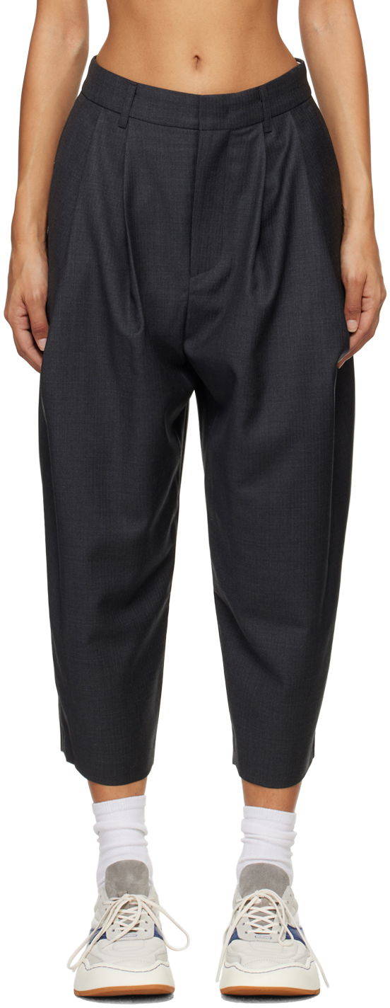 Hlače ADER ERROR Tapered Slacks Črna | BM42FYSA0101GR