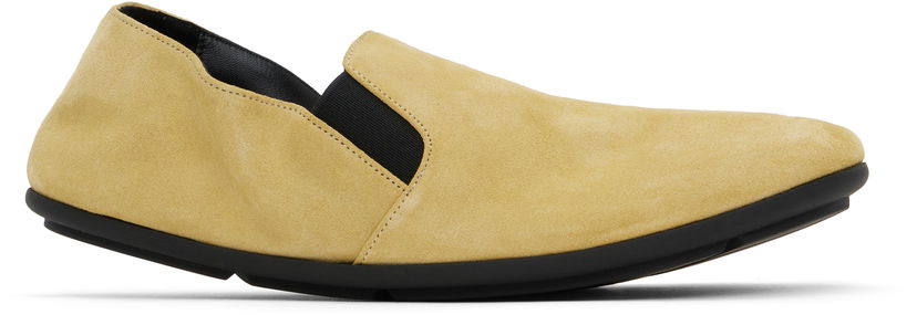 Oblačila The Row The Row Vincit Suede Slippers Rumena | F1562-L40