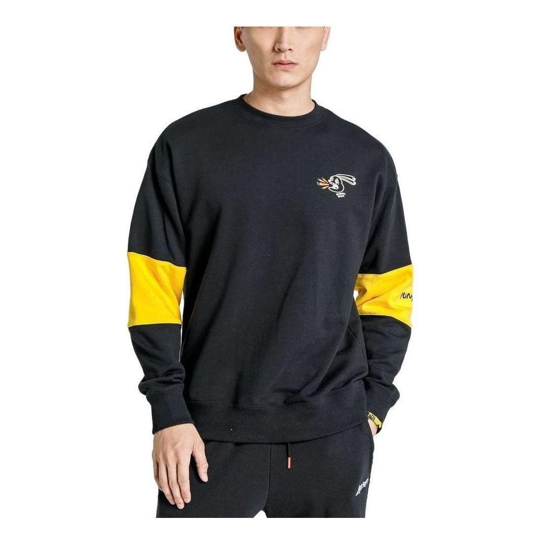 Pleteni pulover Puma x Randomevent Crewneck Sweatshirt Črna | 59666401, 0