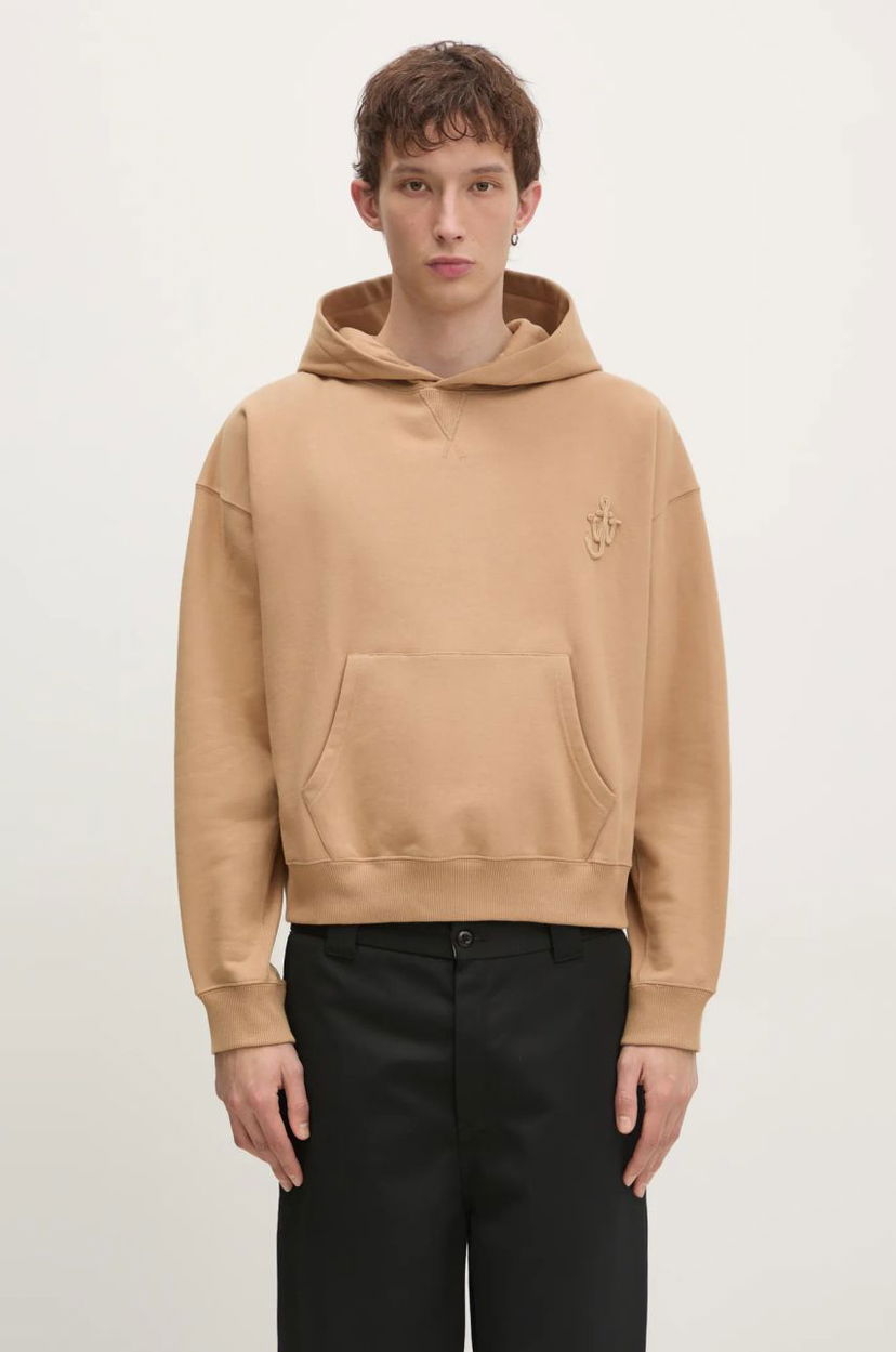 Pulover JW Anderson JW Anderson Anchor Logo Hoodie Rjava | JW0183.PG1631.132