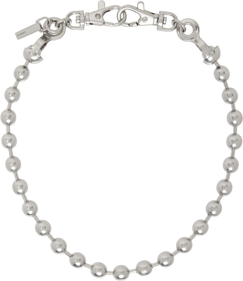 Ogrlica We11done We11done Ball Chain Necklace Kovinski | WD-AJ0-25-587-U-SS