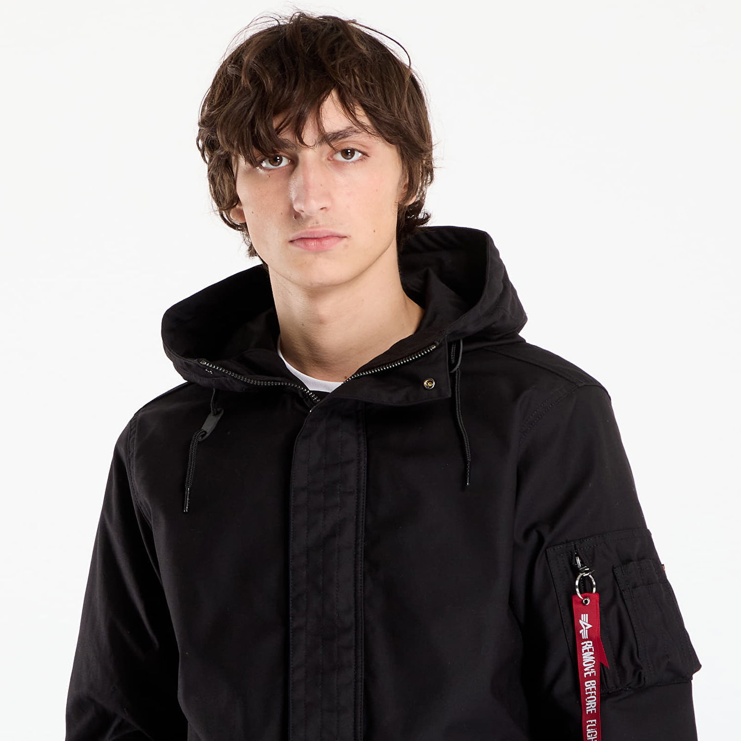 Parka Alpha Industries Jacket Studio M-51 Fishtail Backprint (2in1) Črna | 258112-03, 1