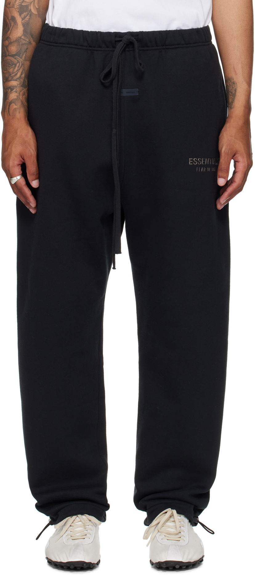 Trenirka Fear of God Fear of God ESSENTIALS Relaxed Fleece Sweatpants Črna | 130SP258220F