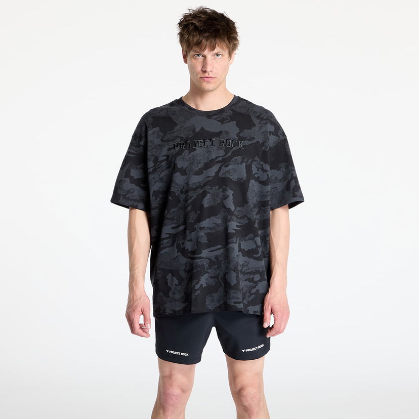 Majica Under Armour Project Rock All Over Print T-Shirt Črna | 1389976-001