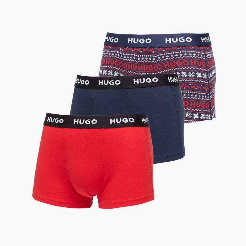 Boksarice BOSS Hugo Boss Trunk 3-Pack Boxer Shorts Večbarvna | 50532550-981