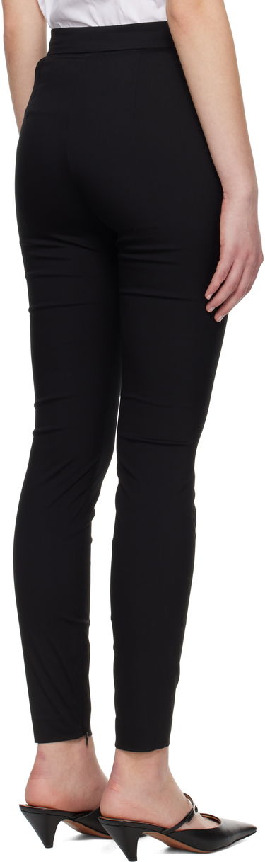 Pajkice Marni Marni Stretch Poplin Symbol Trouser Leggings Črna | PAMA0571S0 UTC477, 2