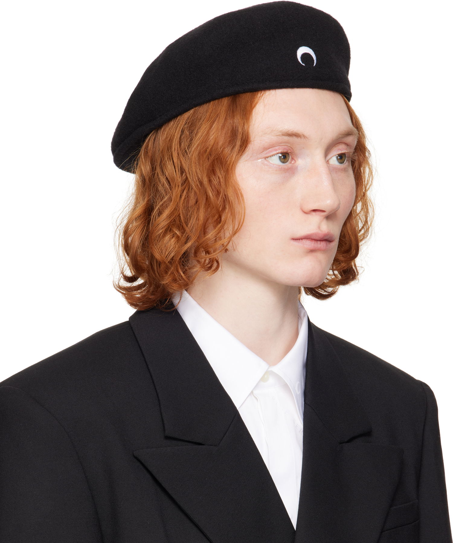 Baretka Marine Serre Marine Serre Moon Felted Wool Beret Črna | UHG036A RWOV0015, 1