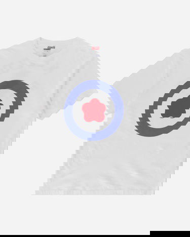 Majica KENZO Oversize Target T-Shirt Bela | FD65TS1114SG 02, 5