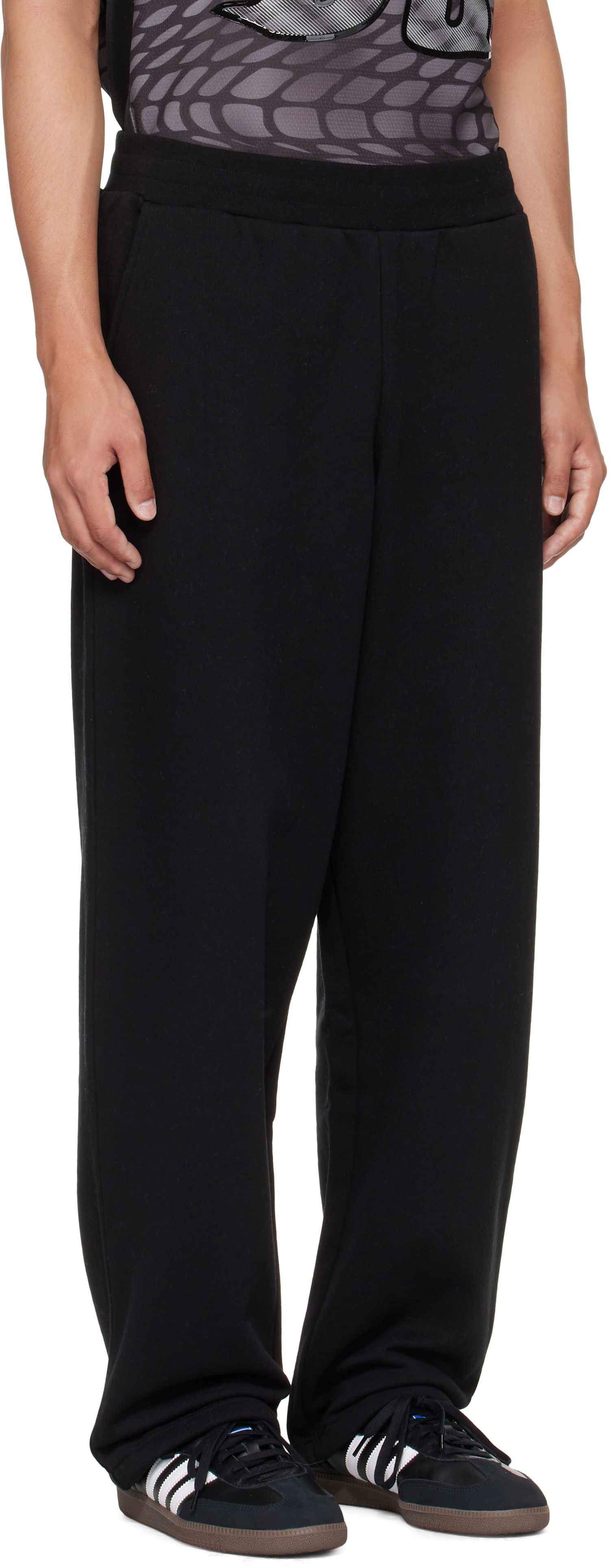 Trenirka Dime Dime Cursive Small Logo Sweatpants Črna | DIMEFA2546BLK, 1