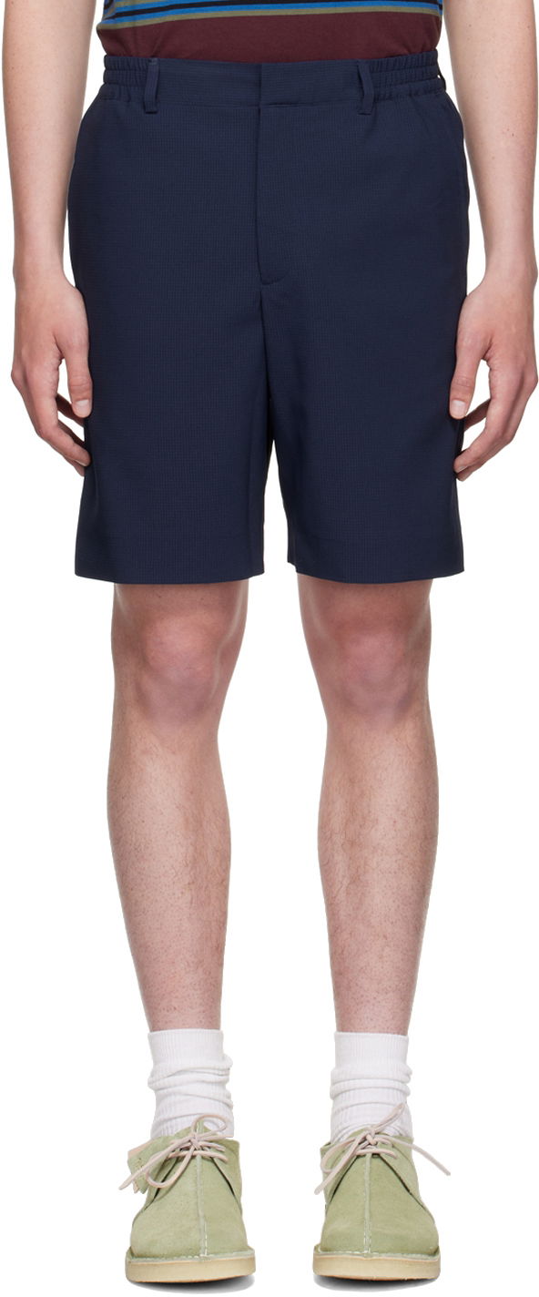 Kratke hlače WOOD WOOD Kent Navy Blue Shorts Mornarica | 12225201-1281