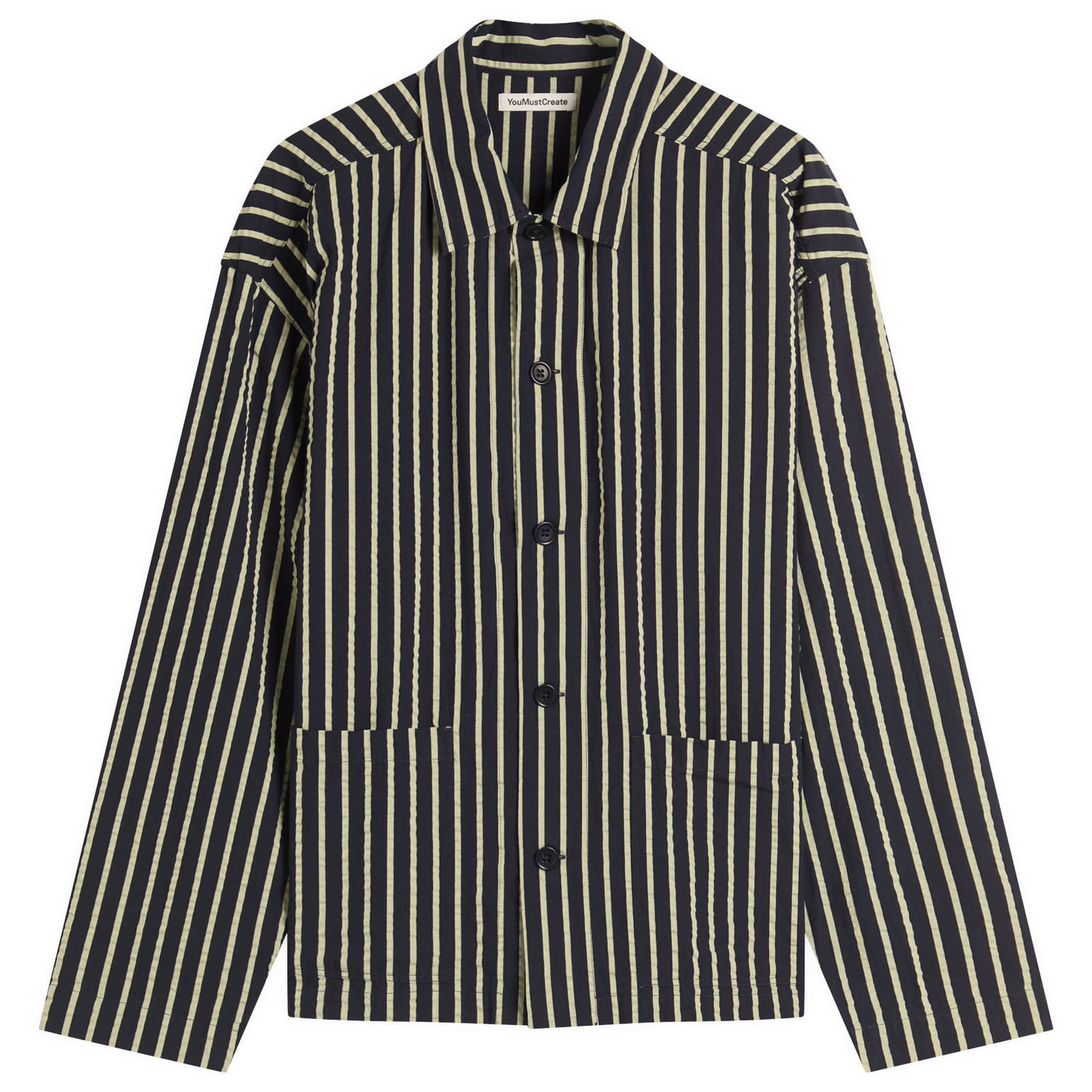 Jakna YMC YMC PJ Stripe Jacket, Size Large Mornarica | P5YMF-40, 1